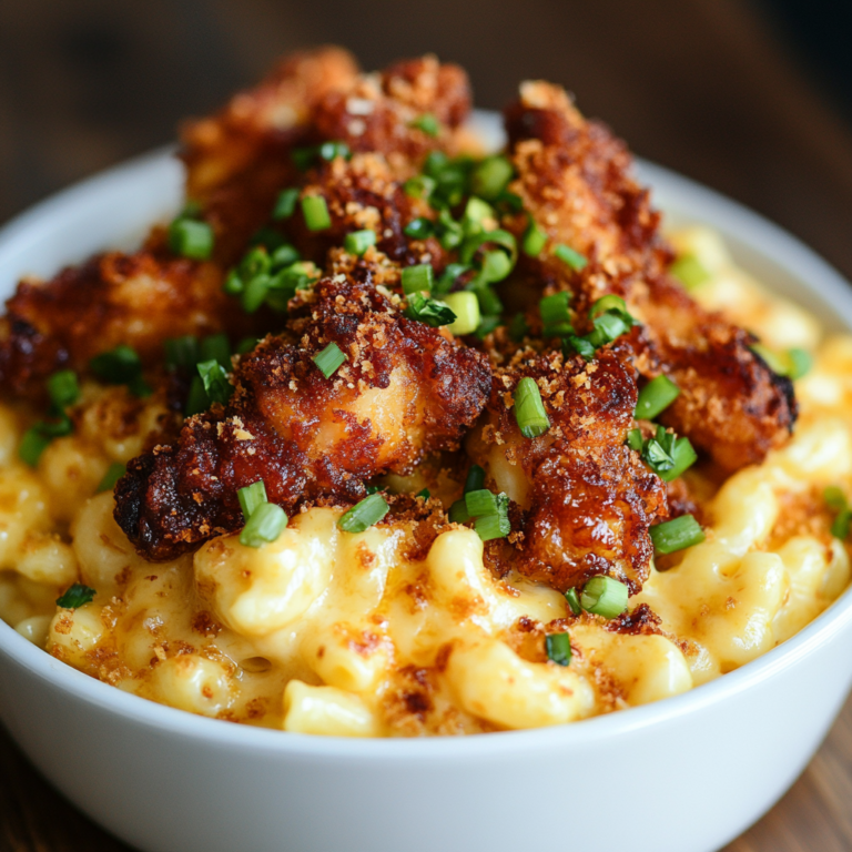 Easy Fried Chicken Bites & Mac & Cheese Recipe