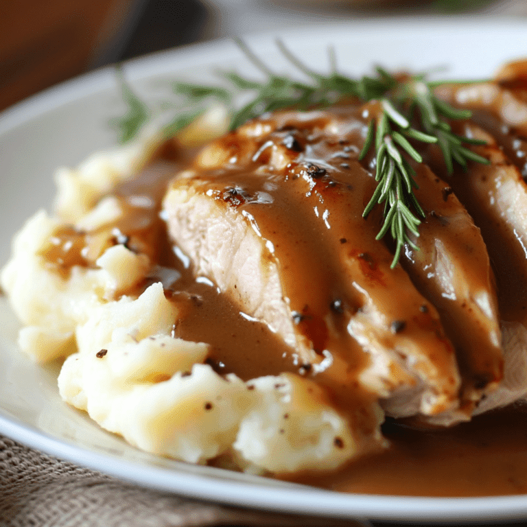 Turkey and Gravy with Mashed Potatoes